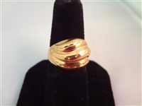 14K Gold Ring Size 6.5, Total Weight .11 Troy Ounces