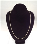 14K Gold Necklace Rope Chain 30" Long, .39 Troy Ounces