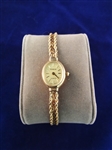 10K Gold Geneve Ladies Wristwatch 6.5" Long