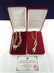 Jacqueline Bouvier Kennedy Camrose and Kross (2) Necklaces New In Boxes