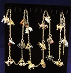 Joan Rivers Noahs Ark Necklace 18 Pairs Animals: 36 Total 