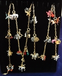 Joan Rivers Noahs Ark Necklace 19 Pairs Animals: 38 Total