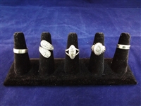 (5) Carolyn Pollack Sterling Silver Southwest Rings