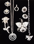 (2) Nolan Miller Necklace, Brooch and Earrings Sets