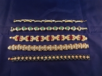 (5) Nolan Miller Vintage Costume Bracelets