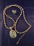 Carolyn Pollack Roderick Tenorio Sterling Silver Matching Necklace, Pendant and Ring Set