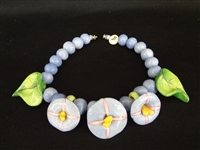Set Parrot Pearls: Flowers and Leaves