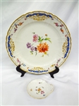 KPM Hand Painted Platter and Trinket Dish Early 20th Century