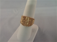 14k Gold Nugget Ring Size 6.25