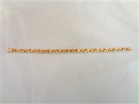 14k Gold Nugget Style Bracelet 12.6 Grams