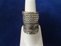 (10) Carolyn Pollack Stackable Sterling Silver Rings