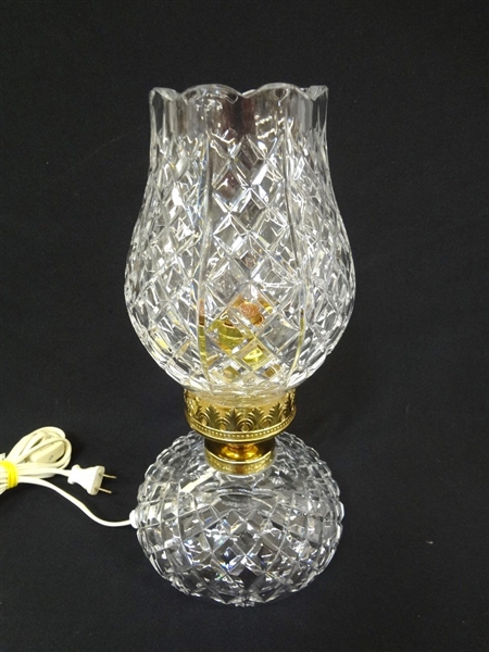 Waterford Crystal Tulip table Lamp Squat Base