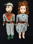 Original Tom Corbett Space Cadet Dolls 1952