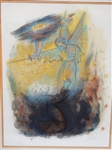 Reuven Rubin Signed Lithograph V/XII "David and the Lords Angel"
