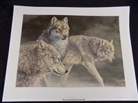 Distant Call Wolves Jorge Mayol Limited Edition Print
