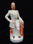 Staffordshire Figurine 19th Century "Prince of Wales" 18 inches tall