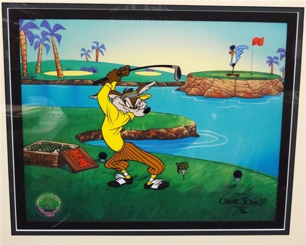 "Wile E. Coyote & Roadrunner: Four 3-2-1" Animation Sericel 119/2001