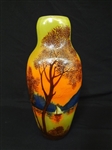 French Legras Cameo Art Glass Vase