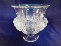 Lalique Crystal Dampierre Pedestal Vase