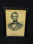 Currier and Ives 1834-1907 "Abraham Lincoln; The Nations Martyr" Lithograph