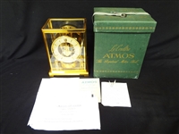 Le Coultre Atmos Clock 526-5 1950s 15 Jewels in Original Box