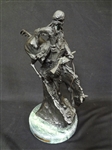 Frederic Remington Bronze "Mountain Man" 13" Tall 