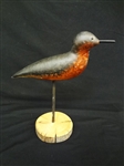 Ken Kirby Signed Water Bird Decoy on Stand