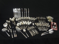 (115) Piece Community Coronation Silver Plated Flatware Set Service For 12