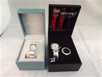 (2) Ecclissi Sterling Silver Watches in Original Boxes