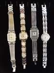(4) Sterling Silver Ecclissi Watches New without Boxes