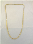 14k Gold Rope Chain Necklace 18" Long