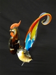 Art Glass Rooster Figurine