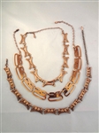 (3) Renoir Copper Necklaces