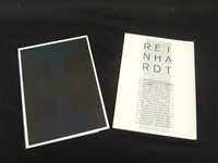 Reinhardt Portfolio Brochure Screenprint Litho Sample