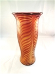 Loetz/Kralik Glass Swirl Iridescent Vase