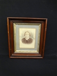 Deep Well Walnut Frame with Black and White Photo