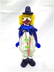 Large Murano Art Glass Clown with Wide Body