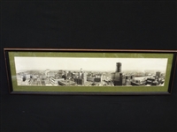 1927 Downtown Cleveland Panoramic Photograph Framed