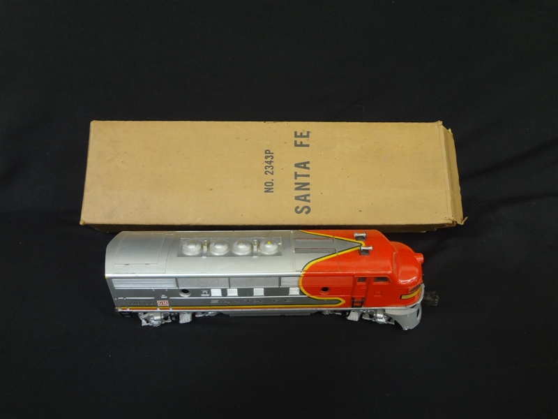 Lionel Sante Fe Locomotive #2343P, With Original Box 