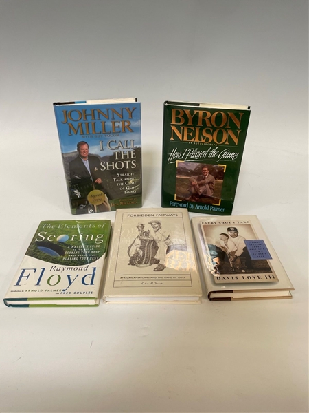 Group of Autographed Golf Books