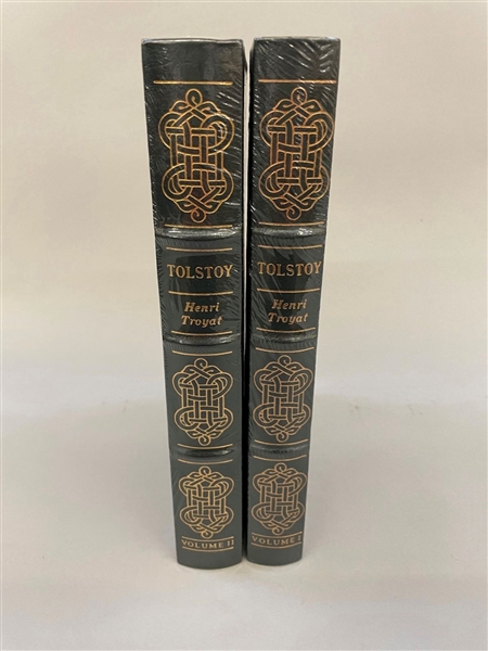 1993 Henry Troyat "Tolstoy" 2 Volumes Easton Press New and Wrapped
