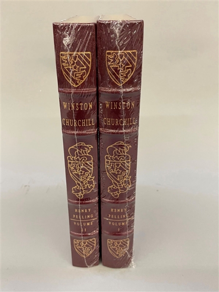 1991 Henry Pelling "Winston Churchill" 2 Volumes Easton Press New and Wrapped
