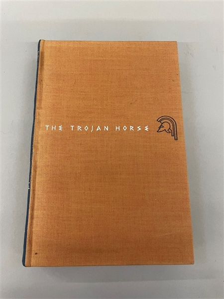 Christopher Morley "The Trojan Horse" Signed Book