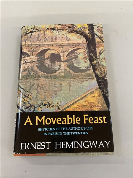 Ernest Hemingway ""A Moveable Feast" With Dust Jacket 1964