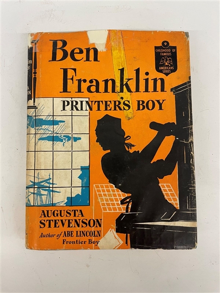  Augusta Stevenson "Ben Franklin Printers Boy" 1953