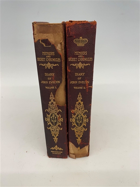 The Diary of John Evelyn Memoirs and Secret Chronicles 2 Volumes