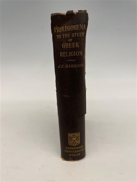 Jane Ellen Harrison "Prolegomena to the Study of Greek Religion" 1908