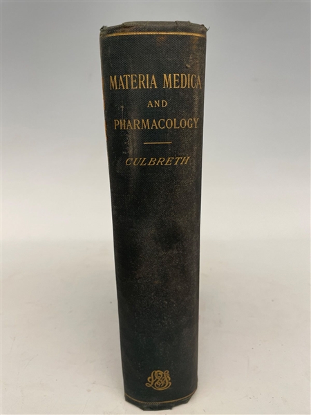 David Culbreth "A Manual of Materia Medica and Pharmacology" 
