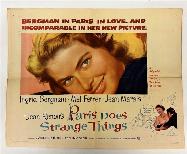 Paris Does Strange Things, 1957 Movie Poster