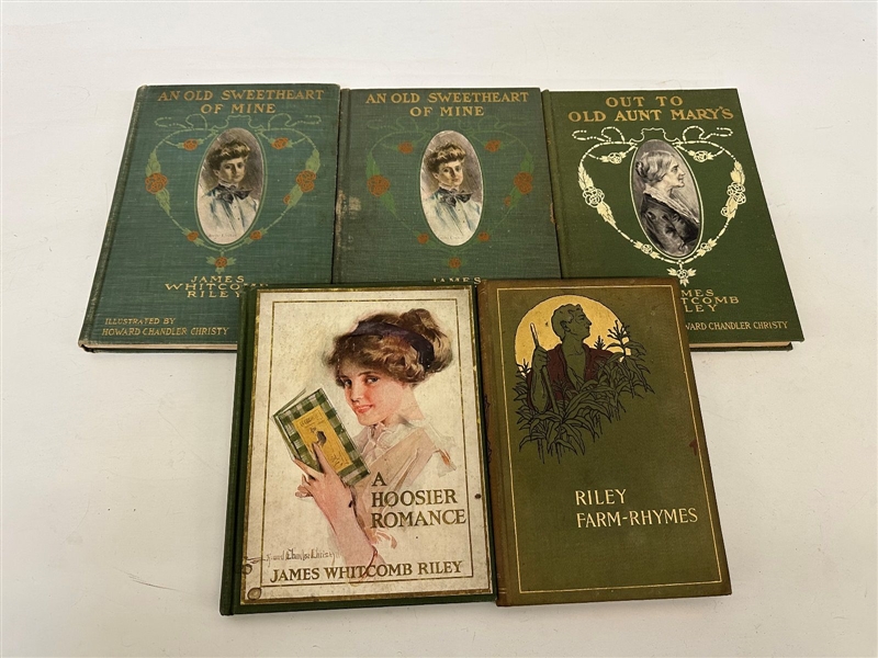 (5) James Whitcomb Riley Books